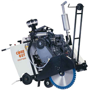 Diesel walk behind saw 36 inch